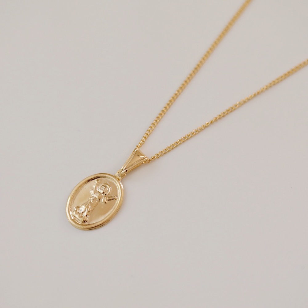 Baby Jesus Necklace | 18k Gold Filled - Picture 2 of 5